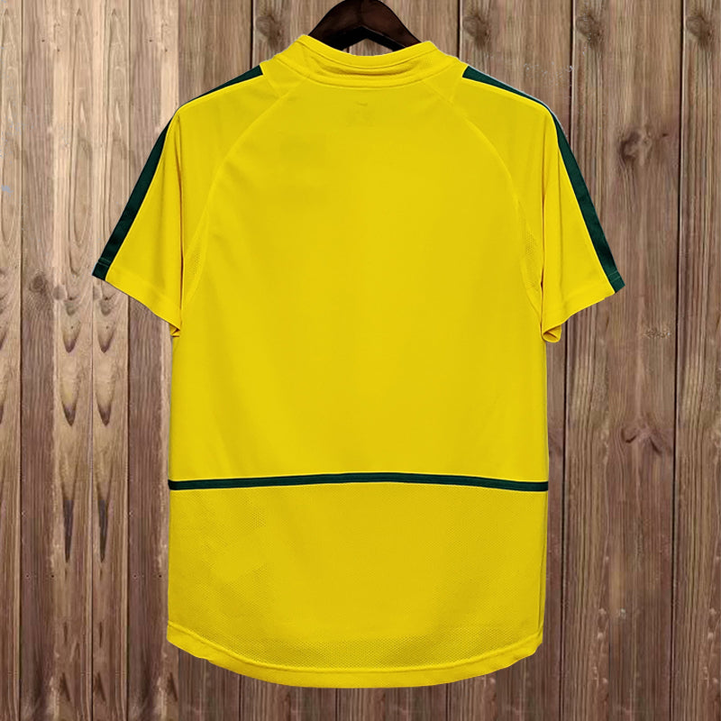 Maillot Brésil 2002 Domicile Sans Flocage