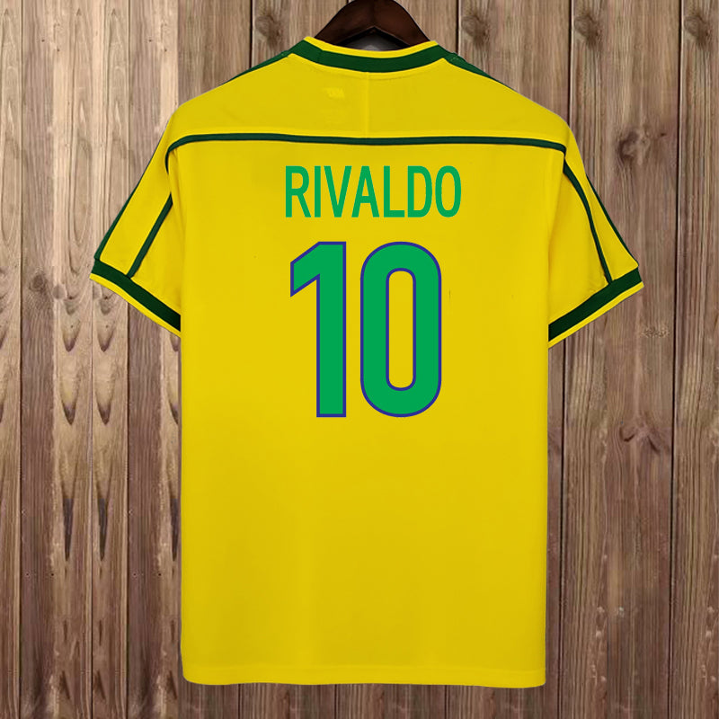 Maillot Bresil 1998 Domicile Rivaldo