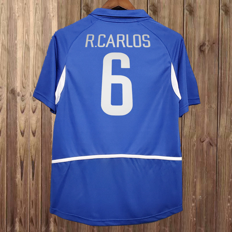 Maillot Brésil 2002 Extérieur Roberto Carlos