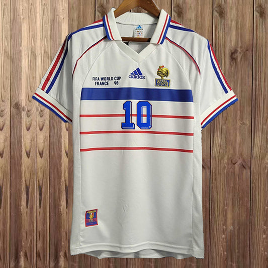Maillot France Zidane 1998 Extérieur