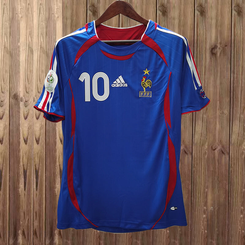 Maillot France Domicile 2006 Zidane