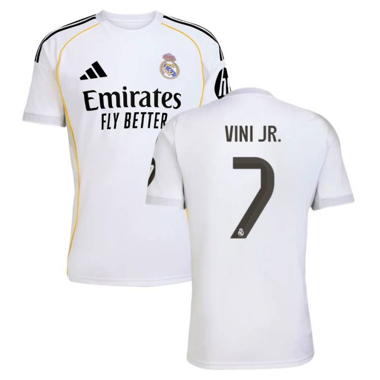 Maillot Real Madrid Domicile 2025 2026 Vini Jr