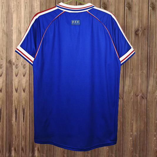 Maillot France Domicile 1998 Retro Vintage