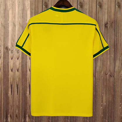 Maillot Bresil 1998 Domicile Jaune