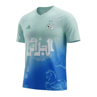 Maillot Algérie 2024 2025 Concept Bleu Dégradé