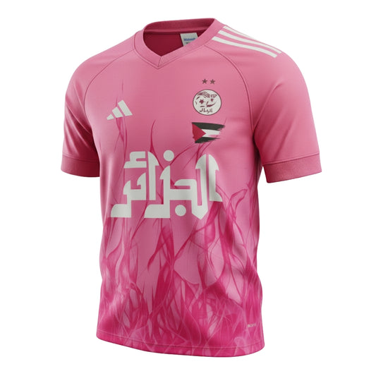 Maillot rose Algérie x Palestine 2025