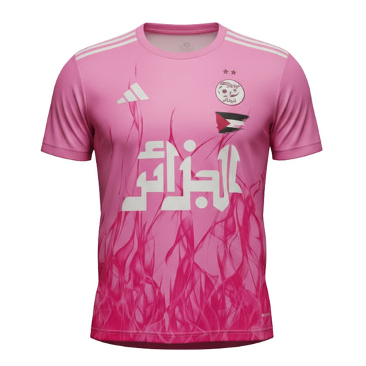 Maillot Algérie x Palestine 2025 Rose