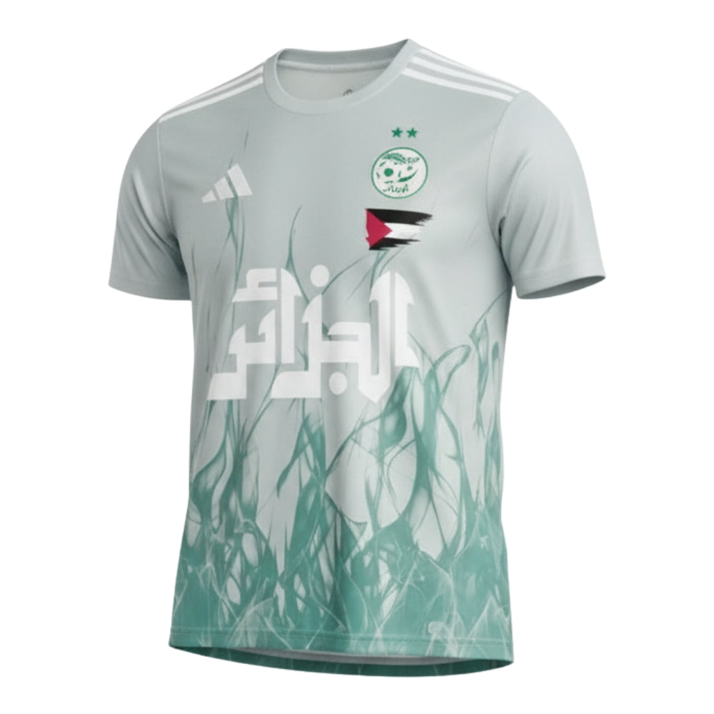 Maillot Vert Algérie x Palestine 2025