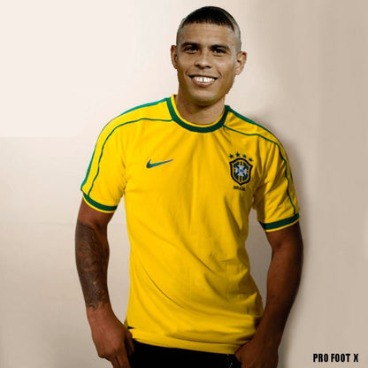 Maillot Bresil 1998 Domicile Ronaldo R9