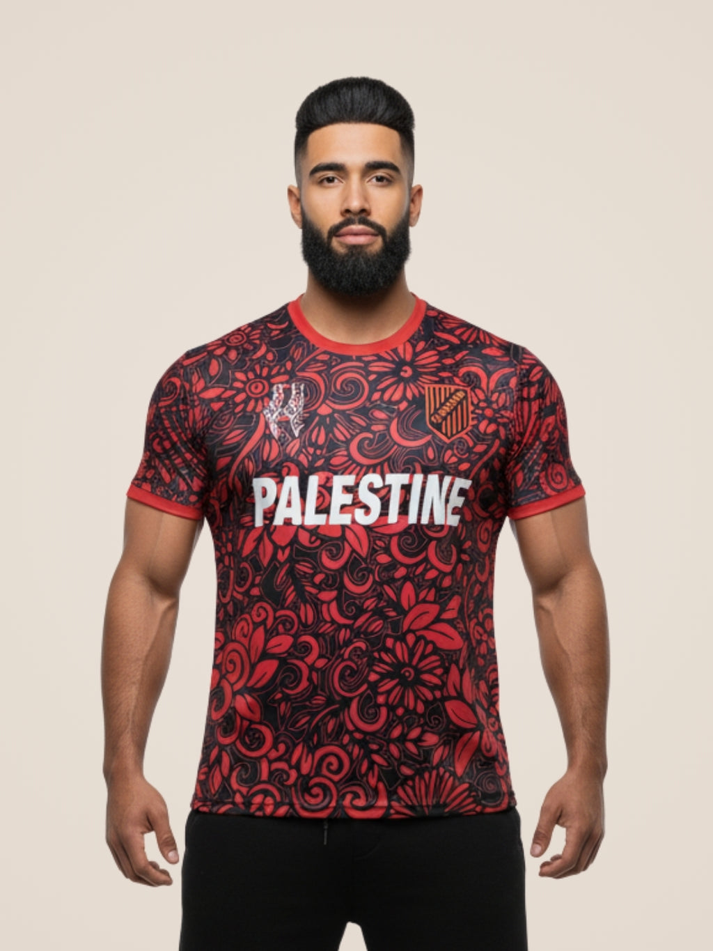 Maillot Palestine 2026 Rouge - View 1