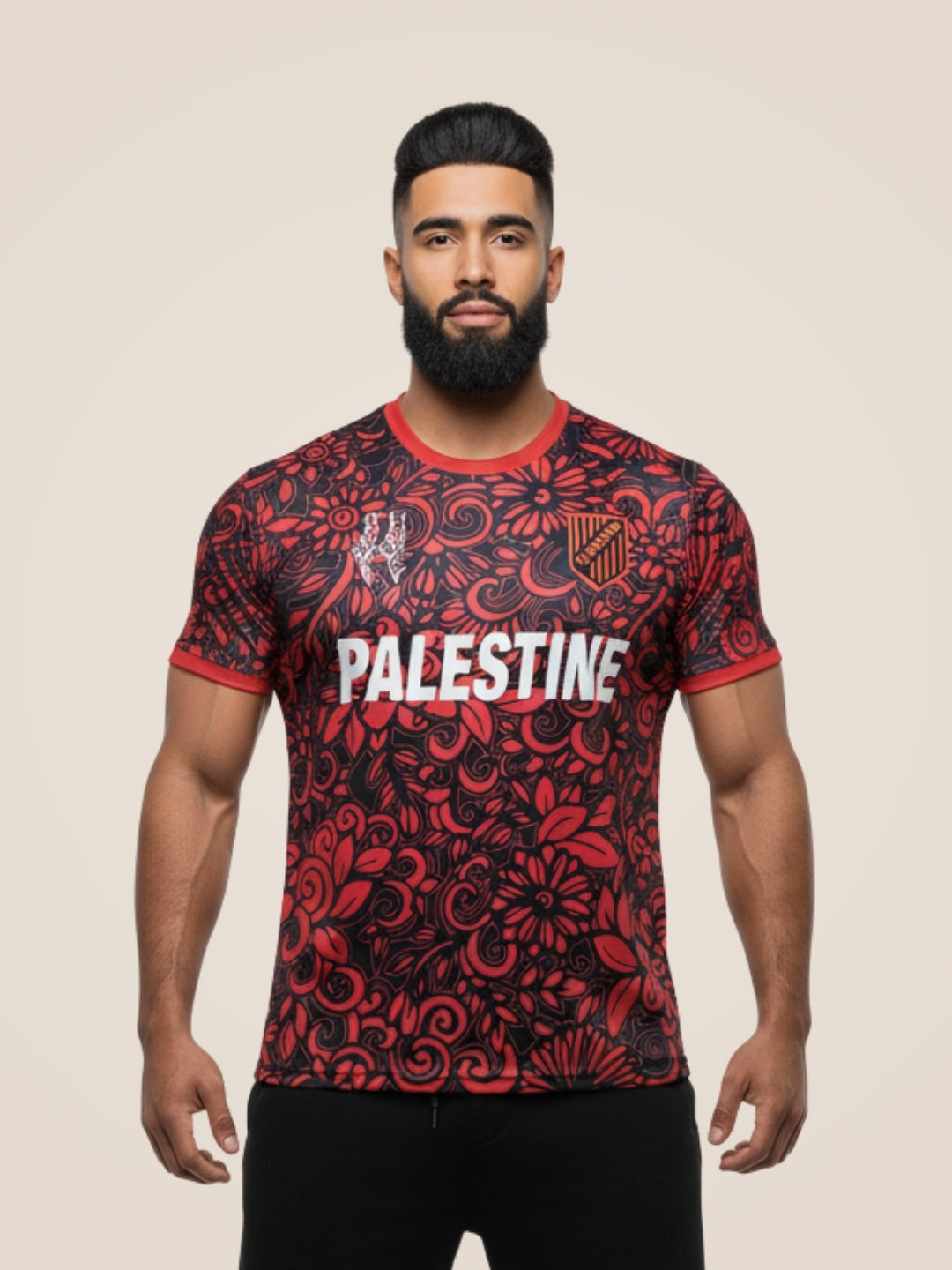 Maillot Palestine 2026 Rouge - View 1