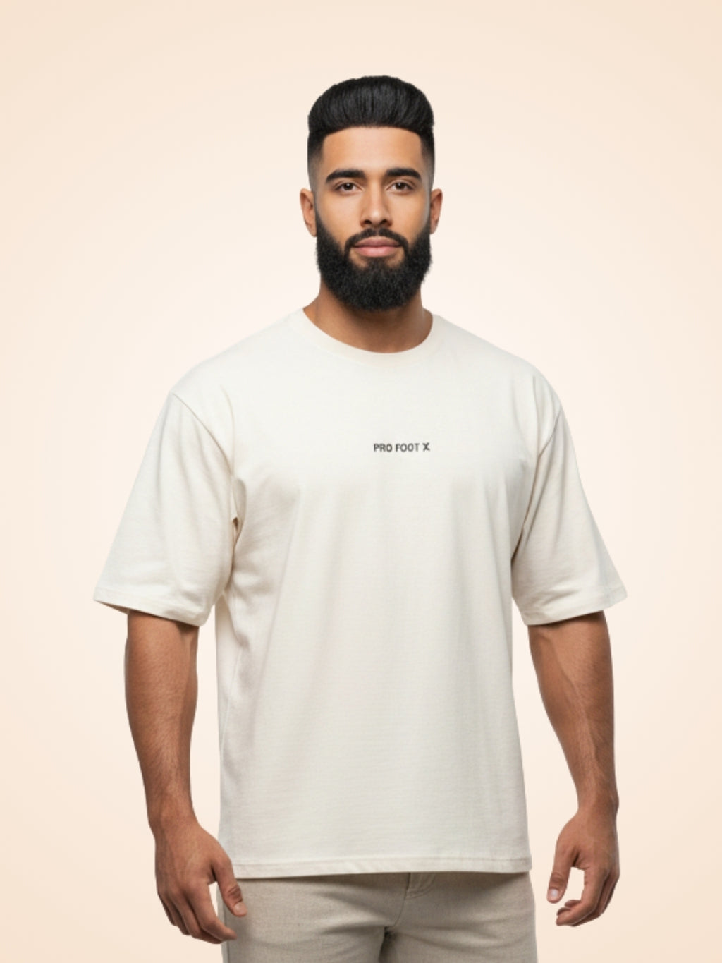 T-Shirt Beige PFX Algeria pour Homme - View 2