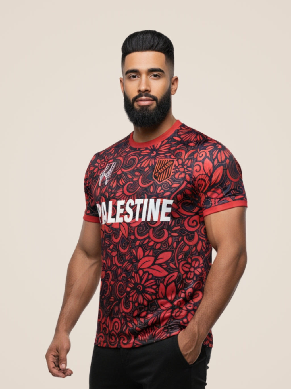 Maillot Palestine 2026 Rouge - View 3