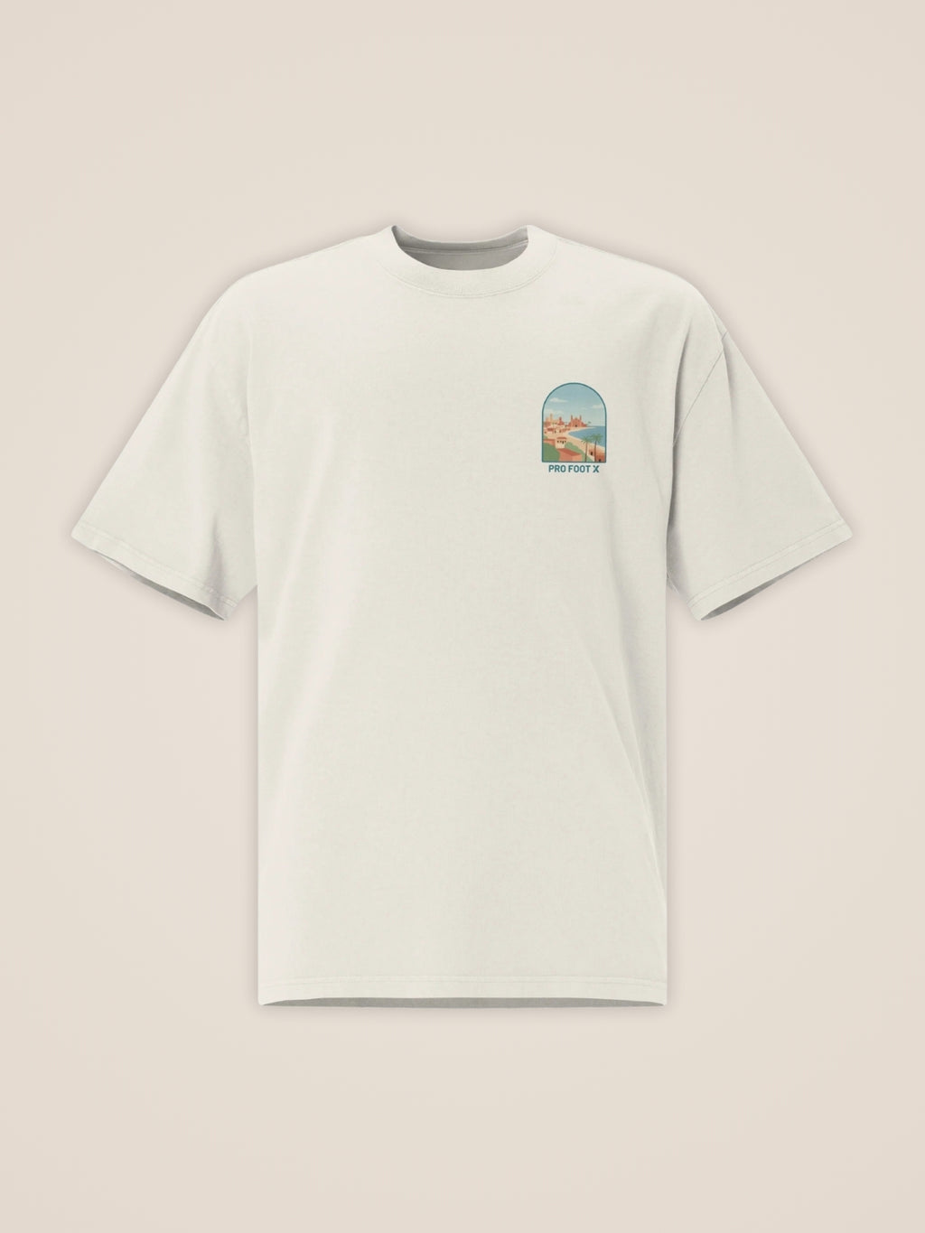 T-Shirt Beige La Vue d'Oran pour Homme - View 4