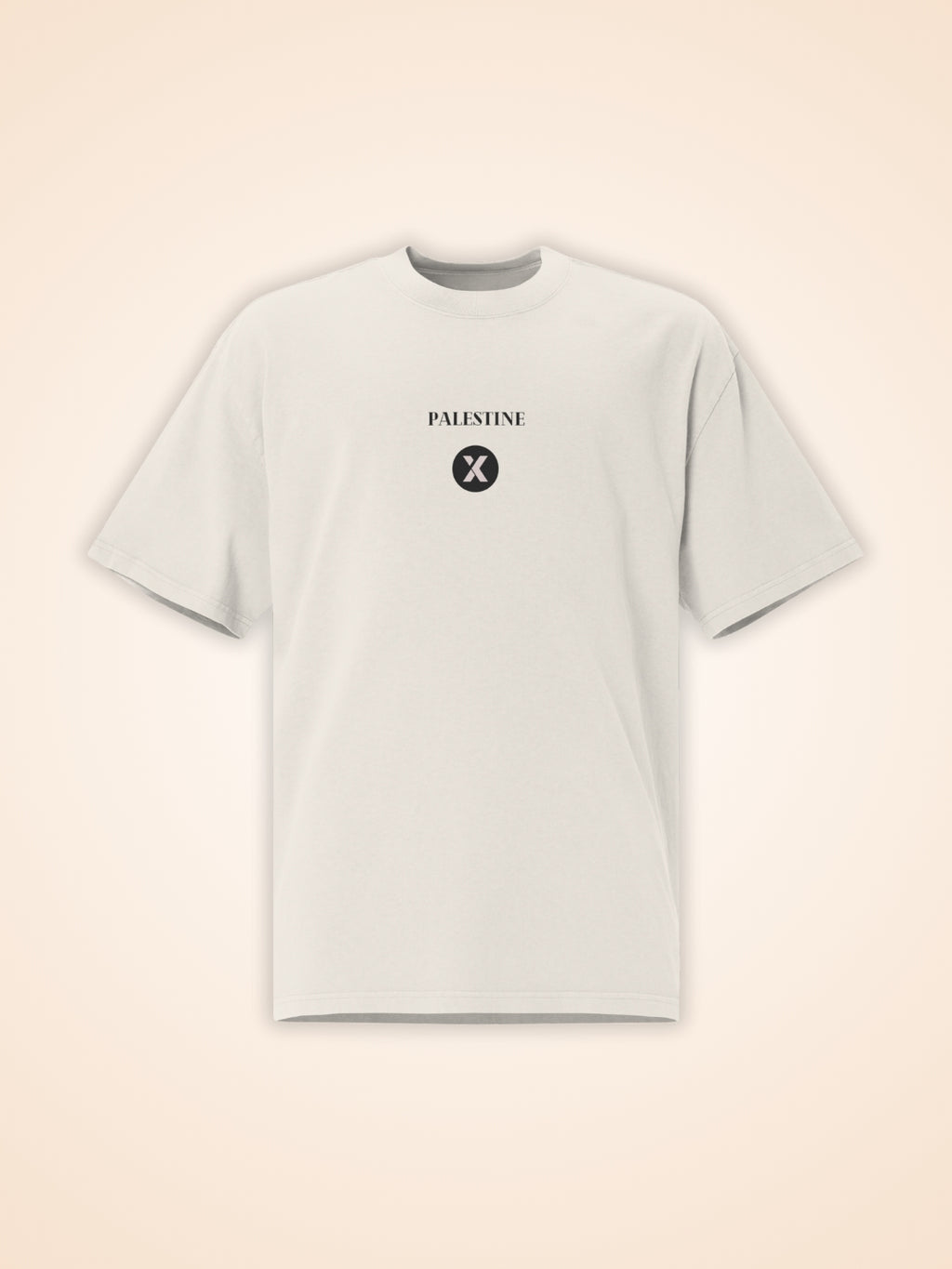 T-Shirt Beige Palestine Outline pour Homme - View 4