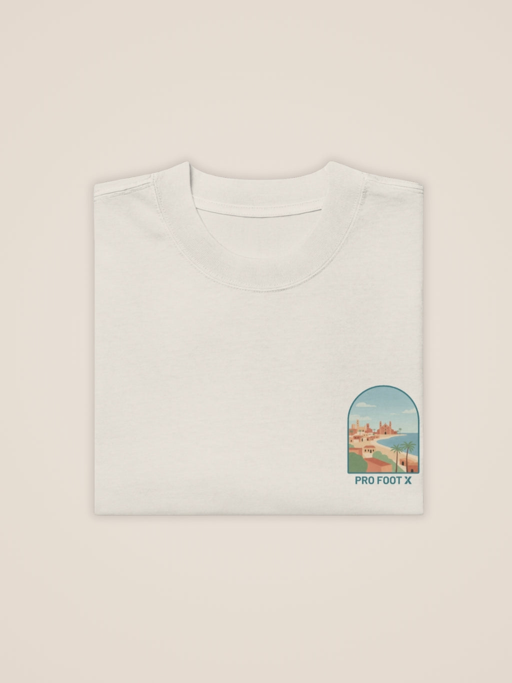 T-Shirt Beige La Vue d'Oran pour Homme - View 5