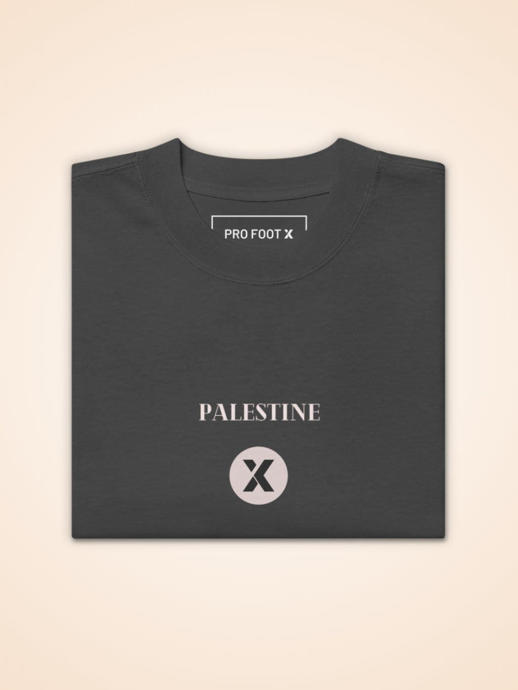 T-Shirt à manches courtes noir Palestine Outline - View 5