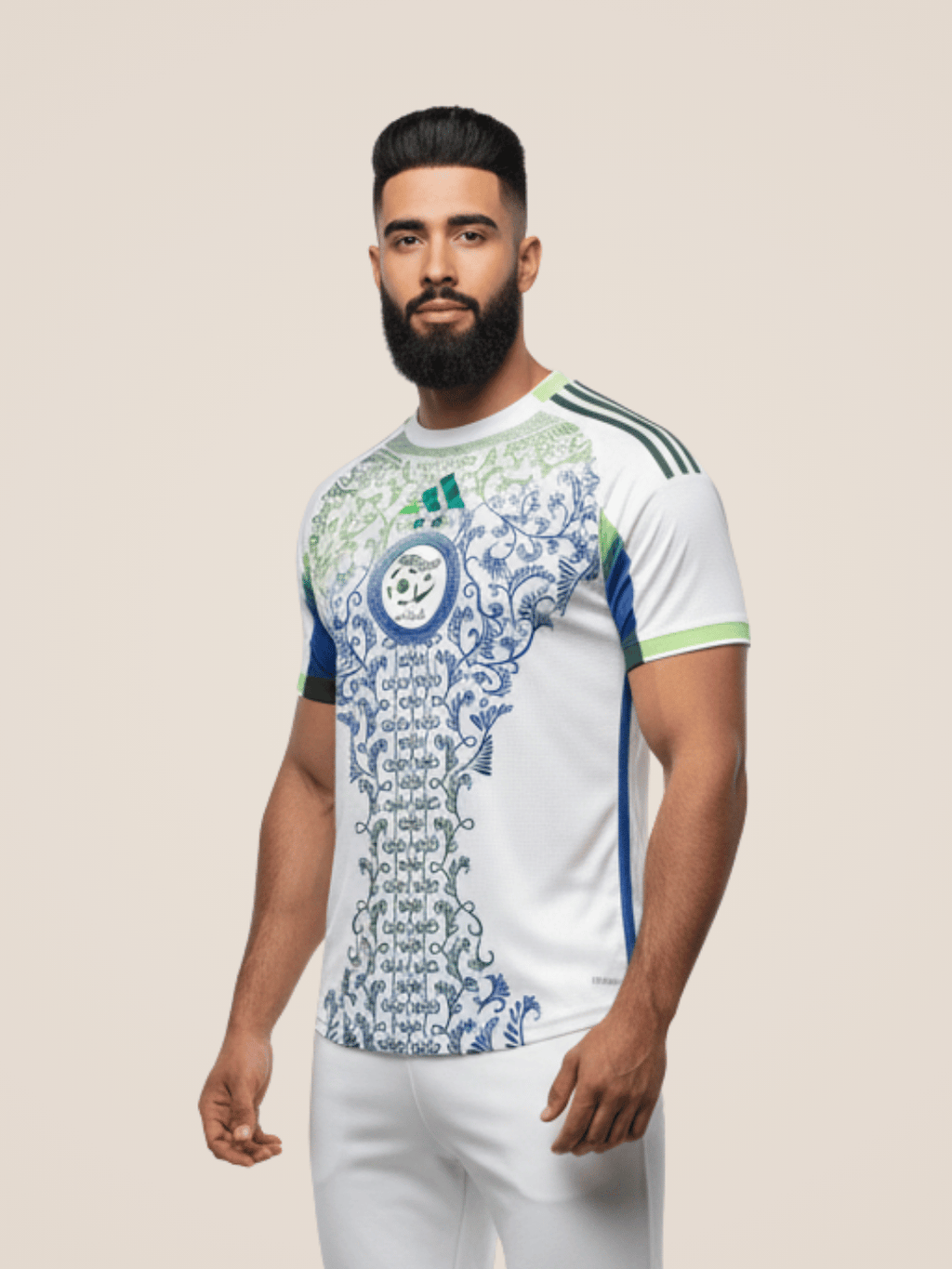 Maillot Algérie Karakou Blanc 2025 - View 3