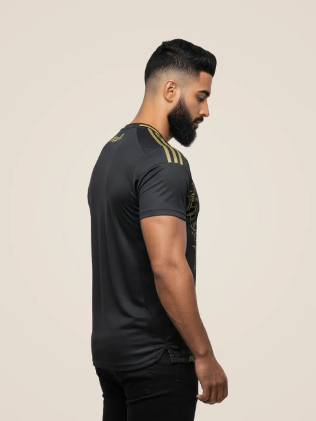 Maillot Algérie Karakou Noir 2025 pour Homme - View 3