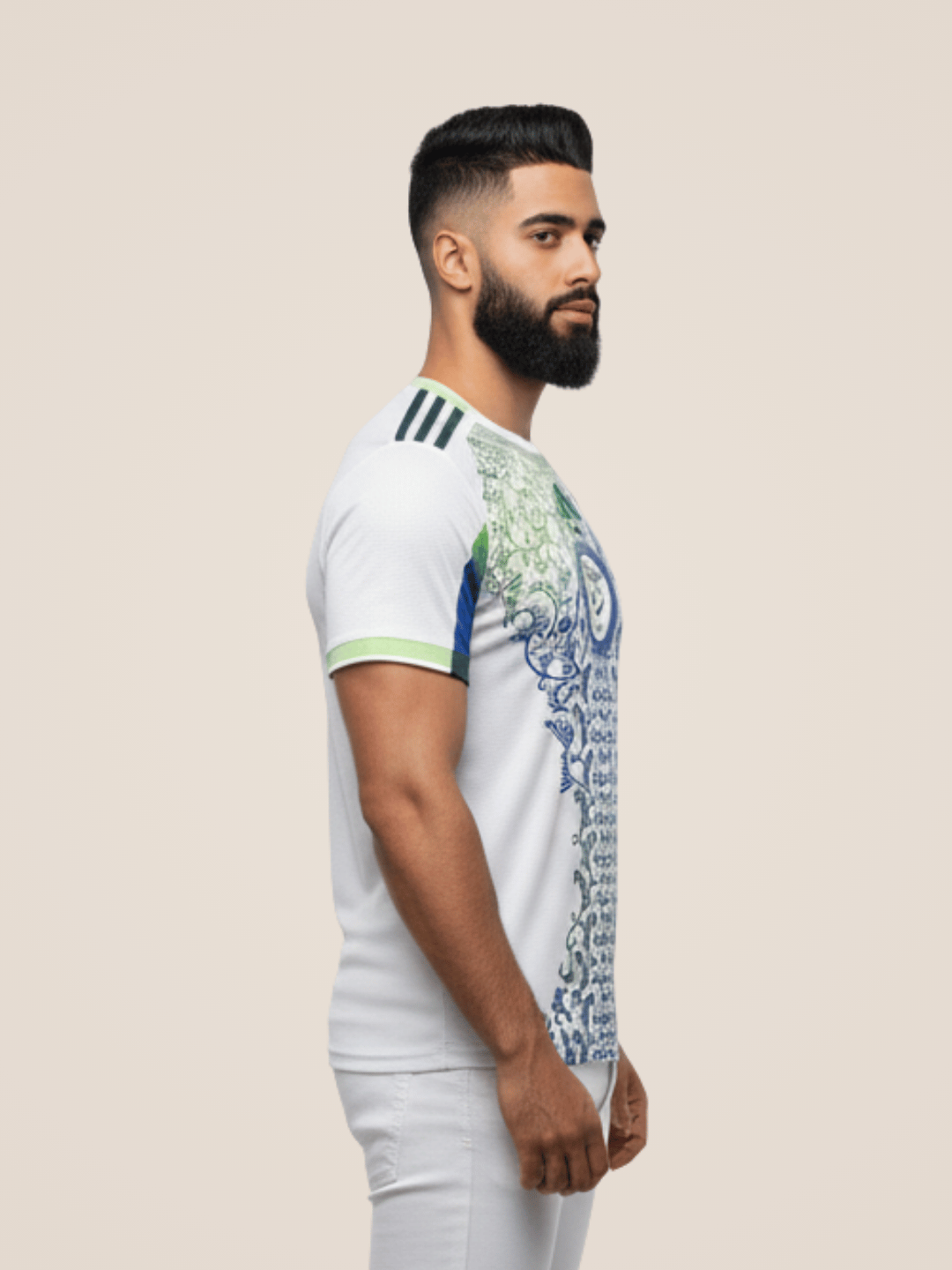 Maillot Algérie Karakou Blanc 2025 - View 4