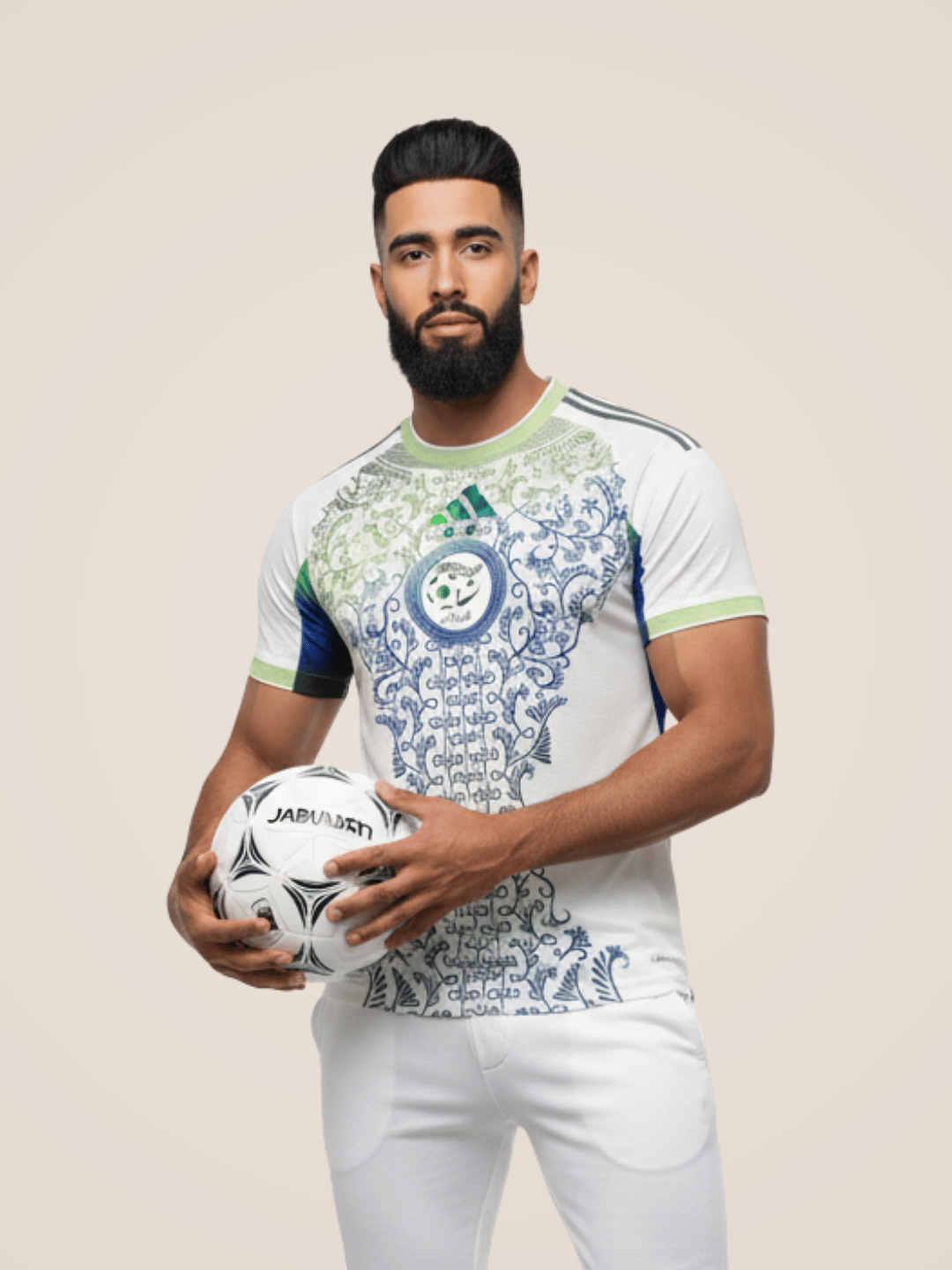 Maillot Algérie Karakou Blanc 2025 - View 6