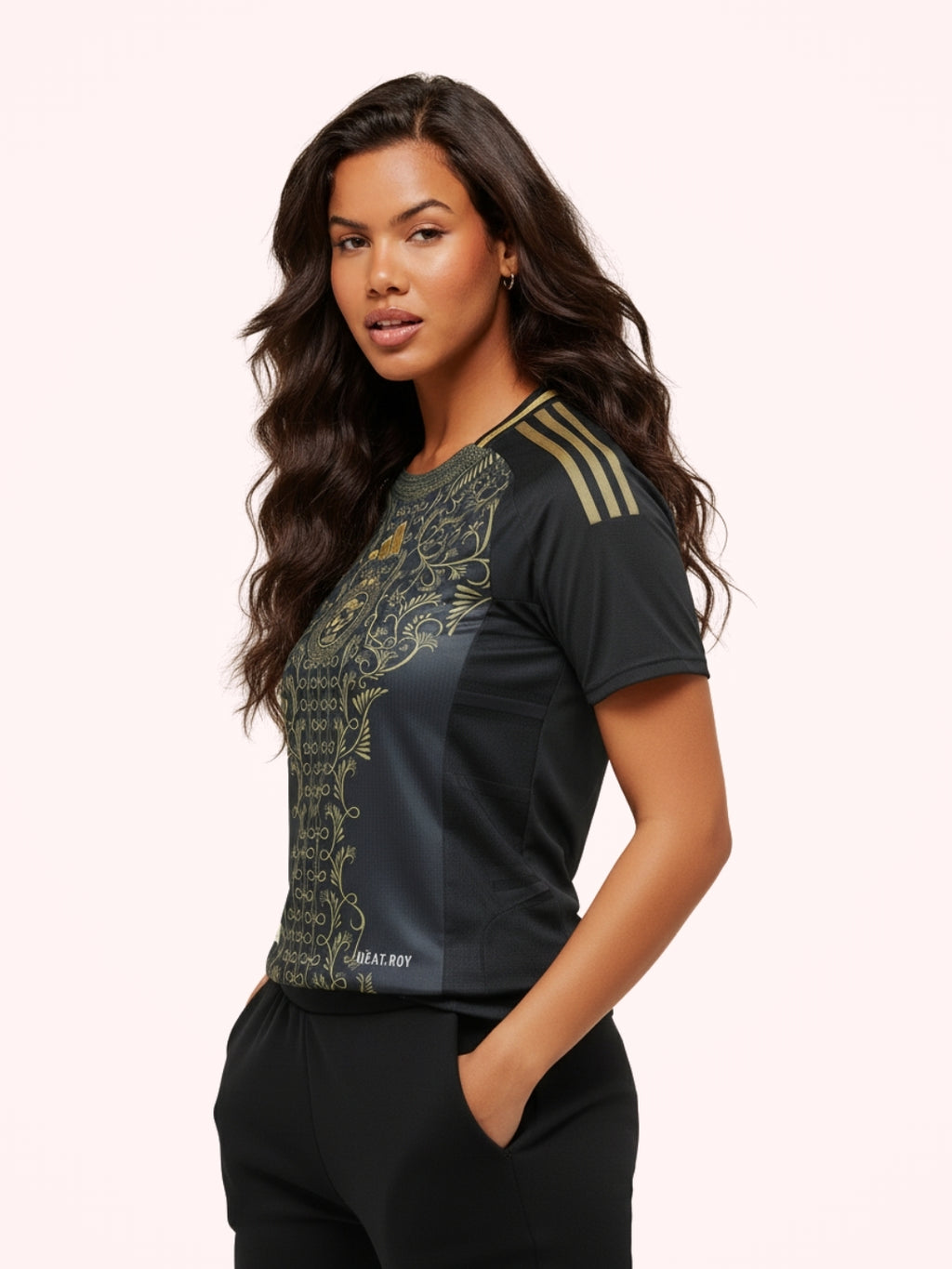 Maillot Algérie Karakou Noir 2025 pour Femme - View 2