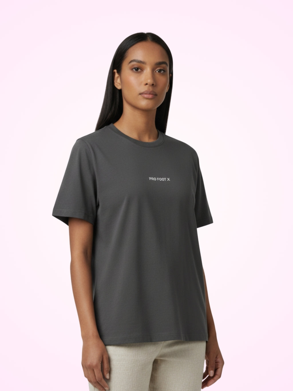 T-Shirt Noir PFX Algeria pour Femme - View 2
