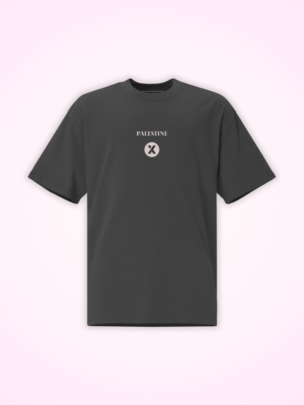 T-Shirt Noir Palestine Outline pour Femme - View 4