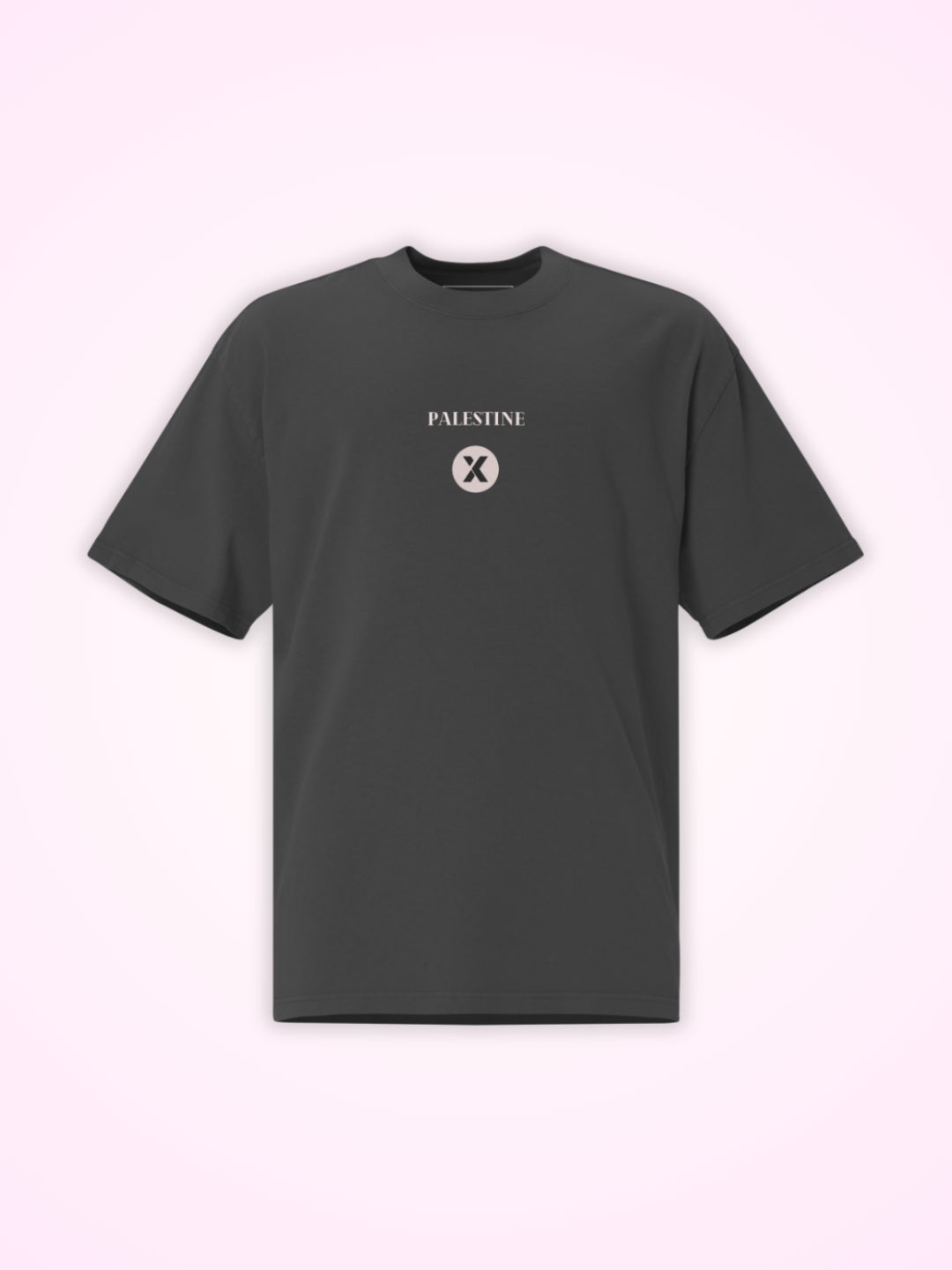 T-Shirt Noir Palestine Outline pour Femme - View 4