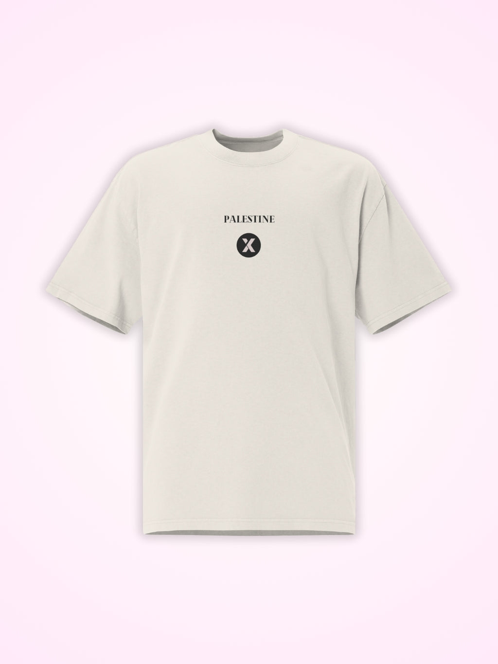 T-Shirt Beige Palestine Outline pour Femme - View 4