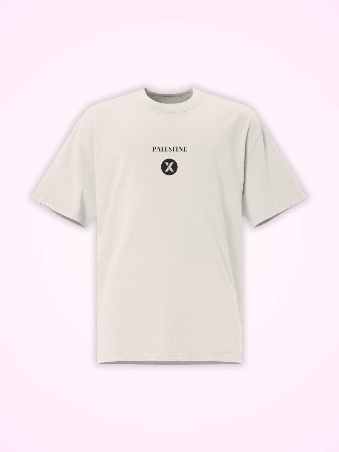 T-Shirt Beige Palestine Outline pour Femme - View 4