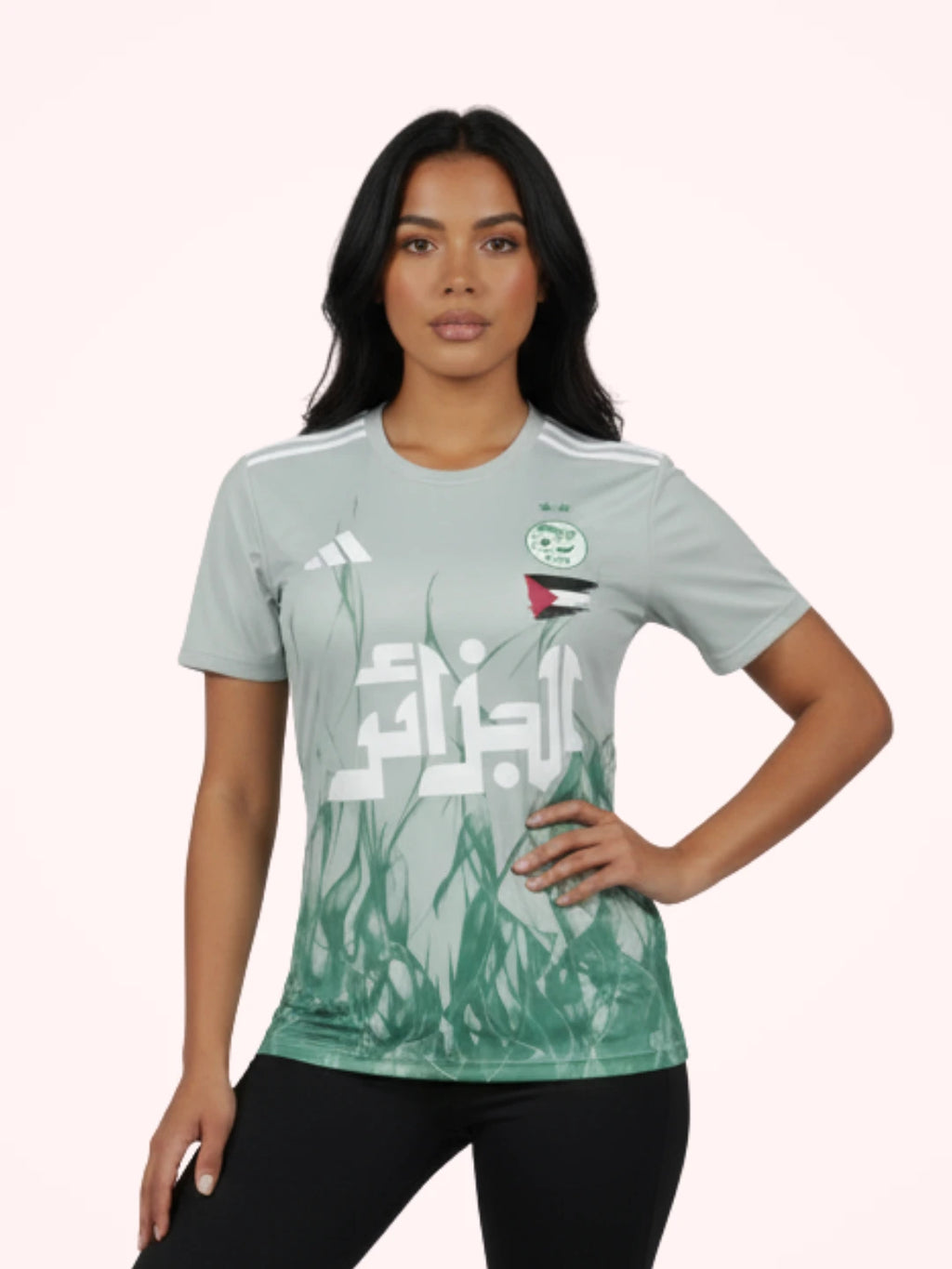 Maillot Algérie x Palestine Vert 2025 pour Femme - View 2