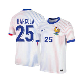 Maillot France Extérieur Euro 2024 Barcola