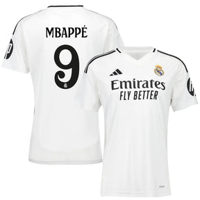 Maillot Femme Real Madrid Domicile 2024 2025 Mbappe