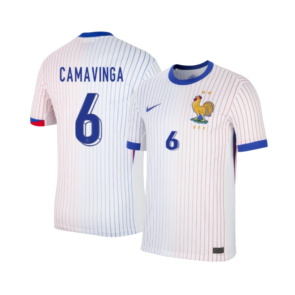 Maillot France Extérieur Euro 2024 Camavinga