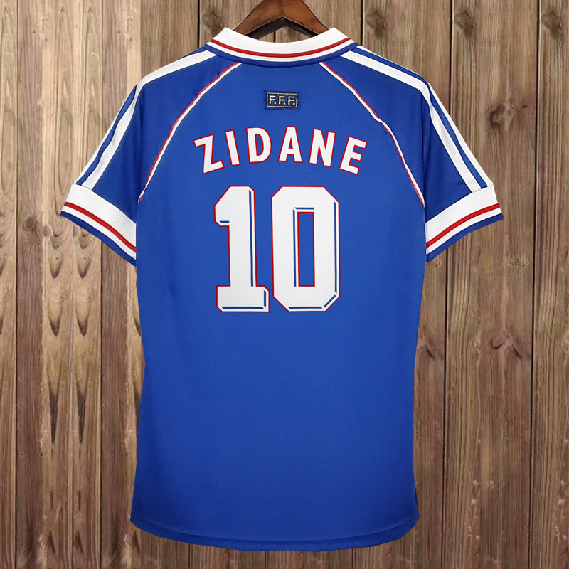 Maillot France Domicile 1998 Finale Zidane 10