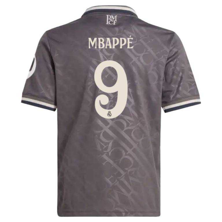 Maillot Enfant Real Madrid Third 2024 2025 Mbappe