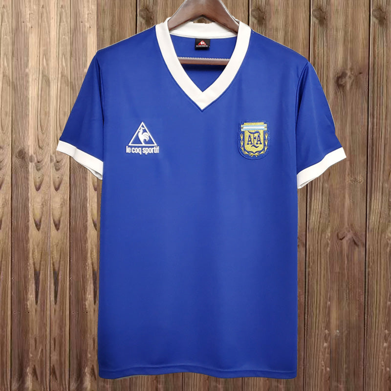 Maillot Argentine Extérieur 1986 Vintage