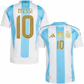 Maillot Argentine Domicile 2024 2025 Messi Gold