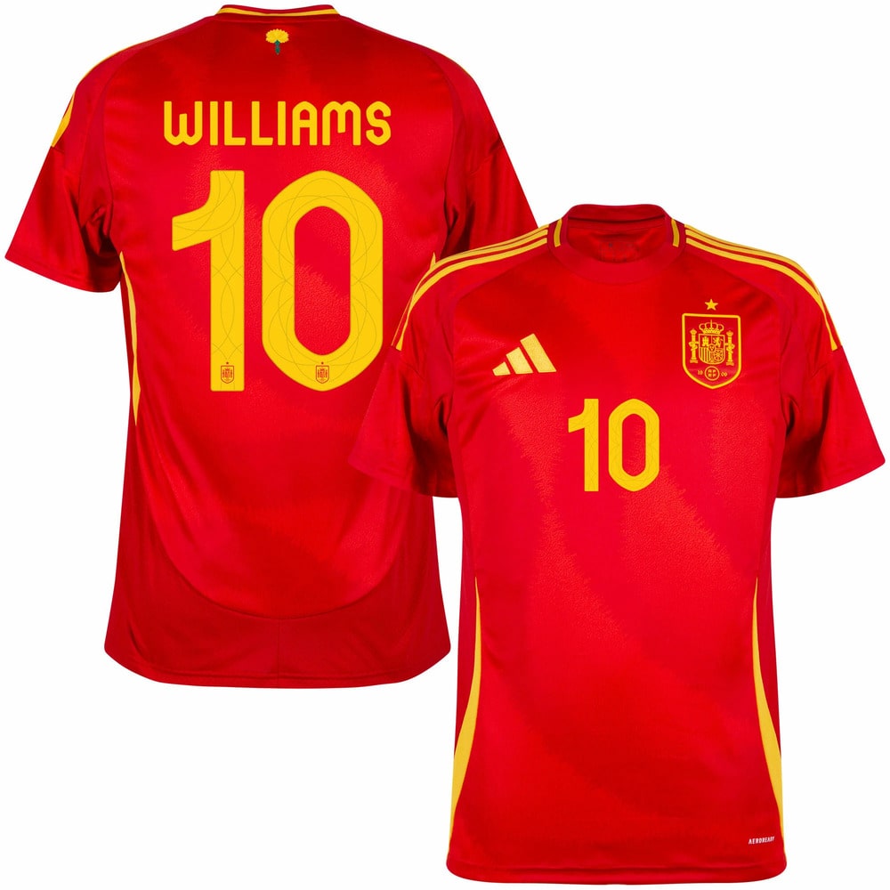 Maillot Espagne Domicile Euro 2024 Williams