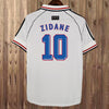 Maillot Zidane France 98 Extérieur Blanc