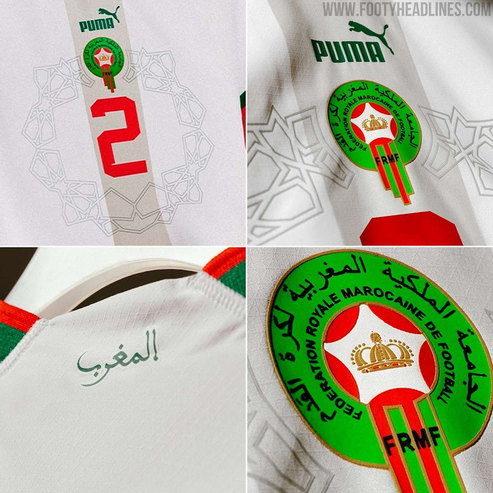 Le maillot du Maroc à la coupe du monde 2022 - Scairbel